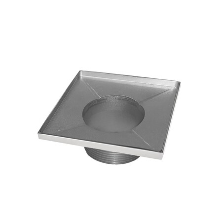 Infinity Drain 4x4 SS 2 in Throat only in Satin Stainless T_42_SS